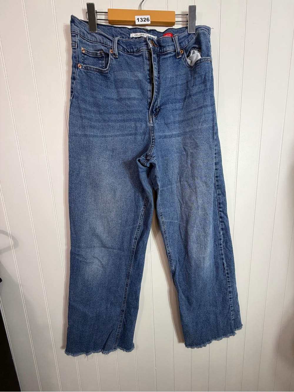 Celebrity Pink The Darling High Rise  Wide Leg Jeans Size 13 30” Inseam